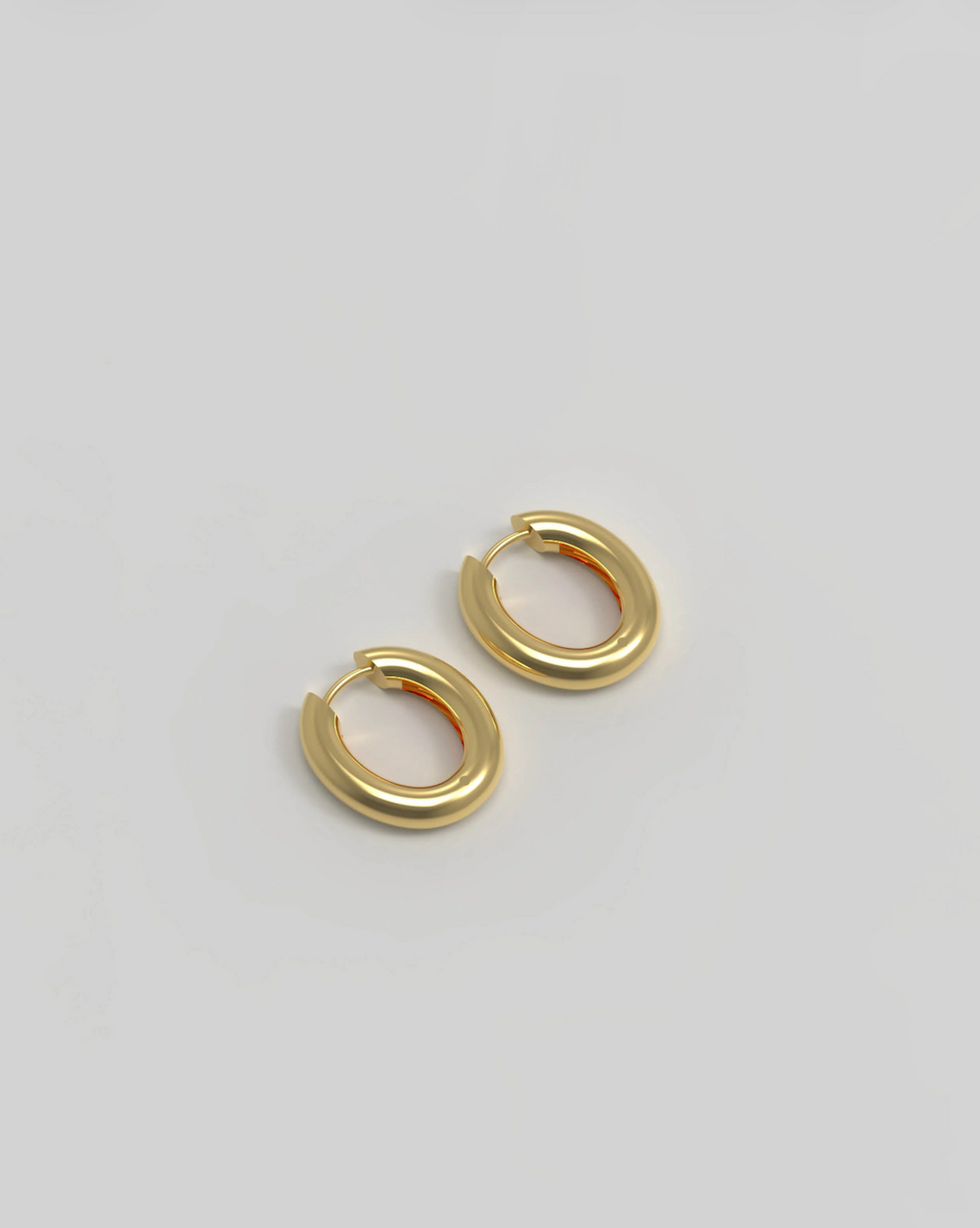 Chunky Hoop M Plated