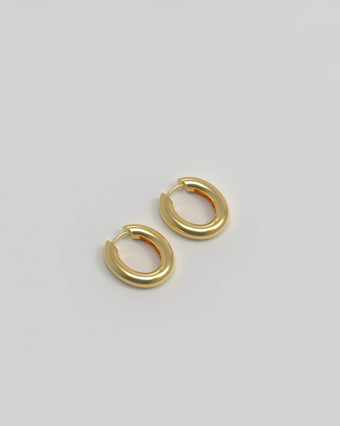 Chunky Hoop M Plated