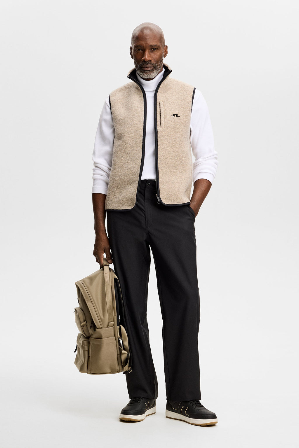Duncan Wool Fleece Vest Genser