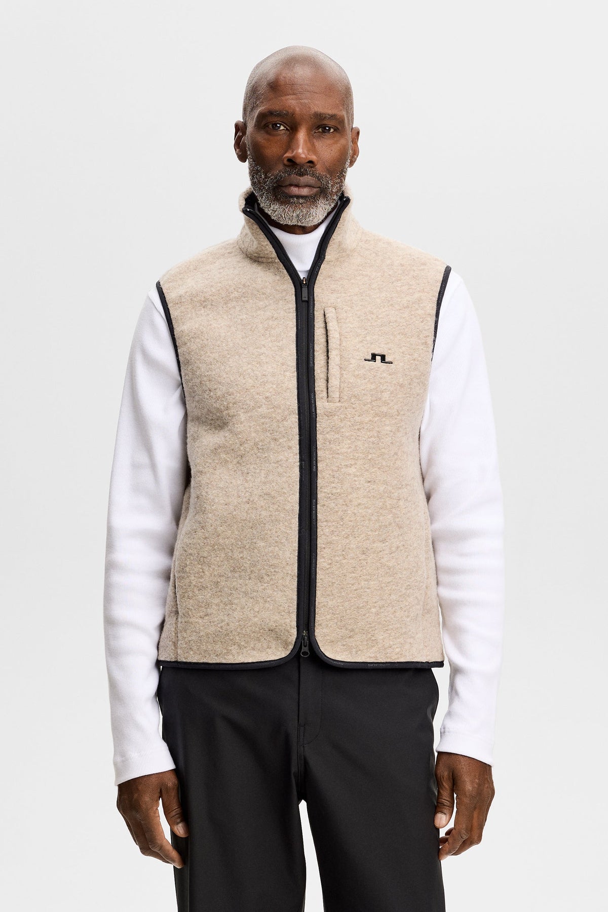 Duncan Wool Fleece Vest Genser