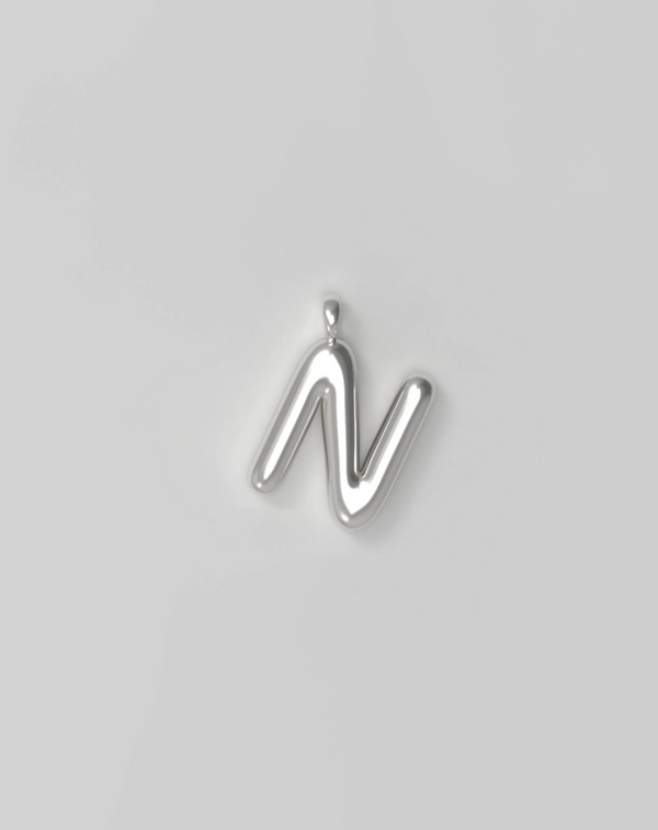 Letter Charm Small N