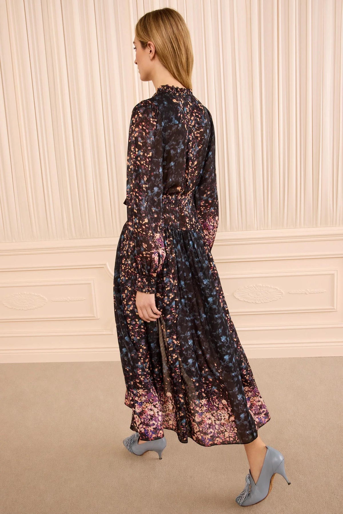 Tessa LS Silk Dress