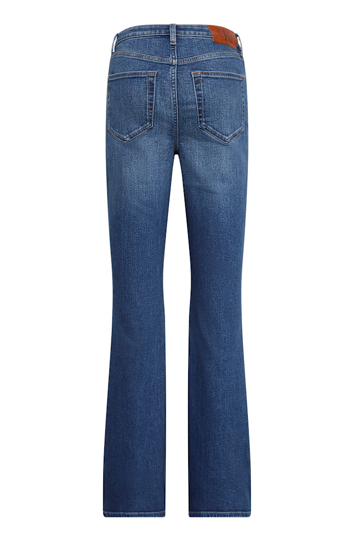 HIGH RISE FLARE MIDTOWN BLUE JEANS