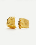 RIPPLE OVERSIZED STUD EARRINGS