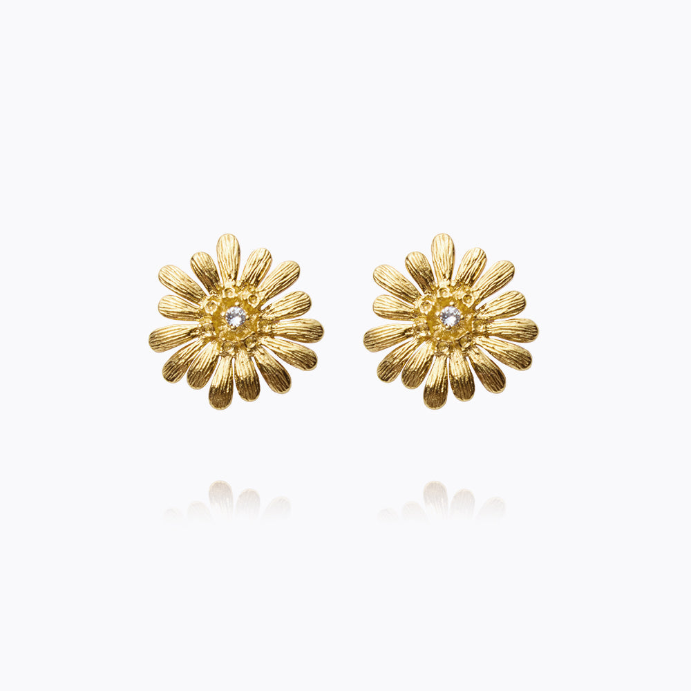 DAISY EARRINGS GOLD Ørepynt