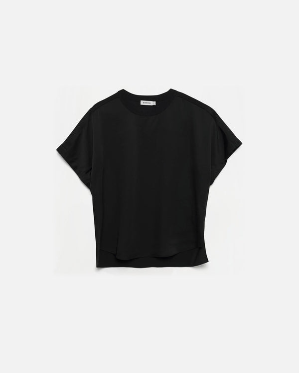 Addy Short Sleeve Knit Back T-Shirt