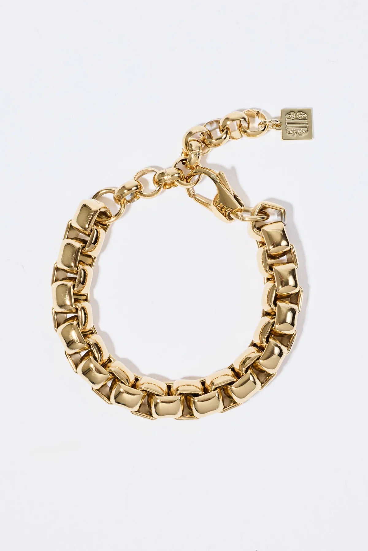 BIG BOX CHAIN BRACELET
