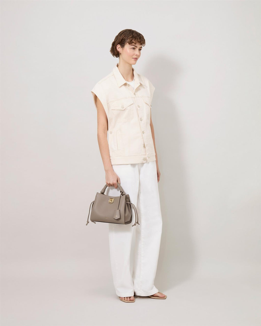 Small Iris (Bag & Handle) Heavy Grain