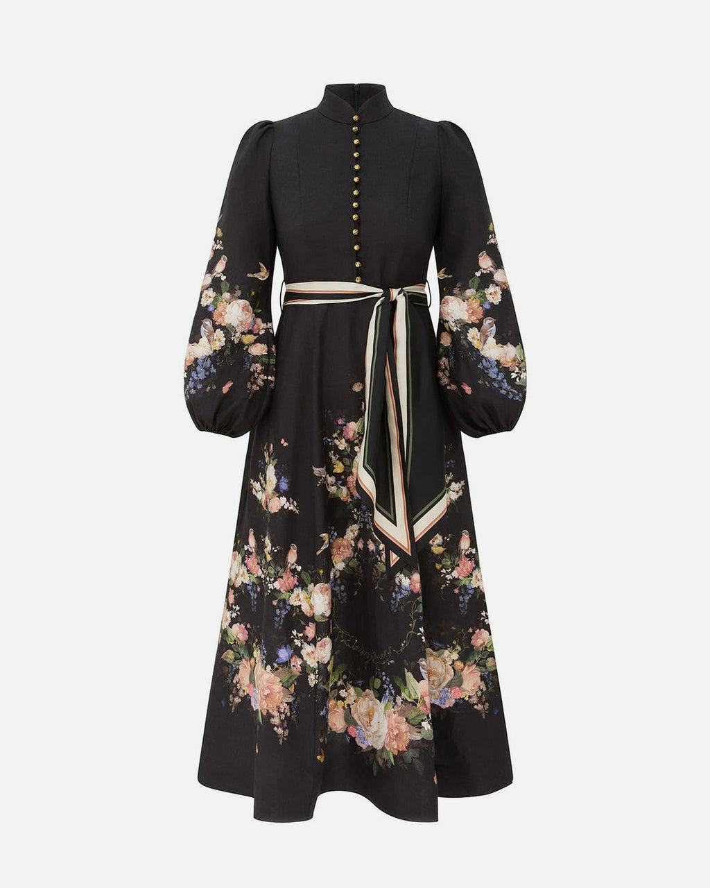 Valiant Button Midi Dress
