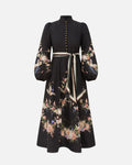 Valiant Button Midi Dress