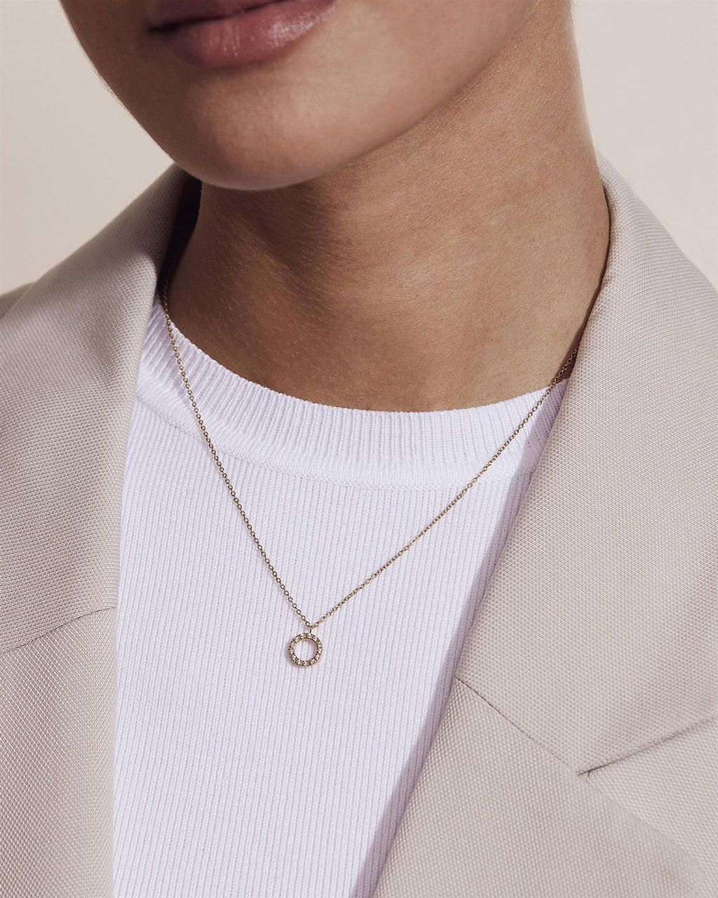Glow Necklace Mini Gold