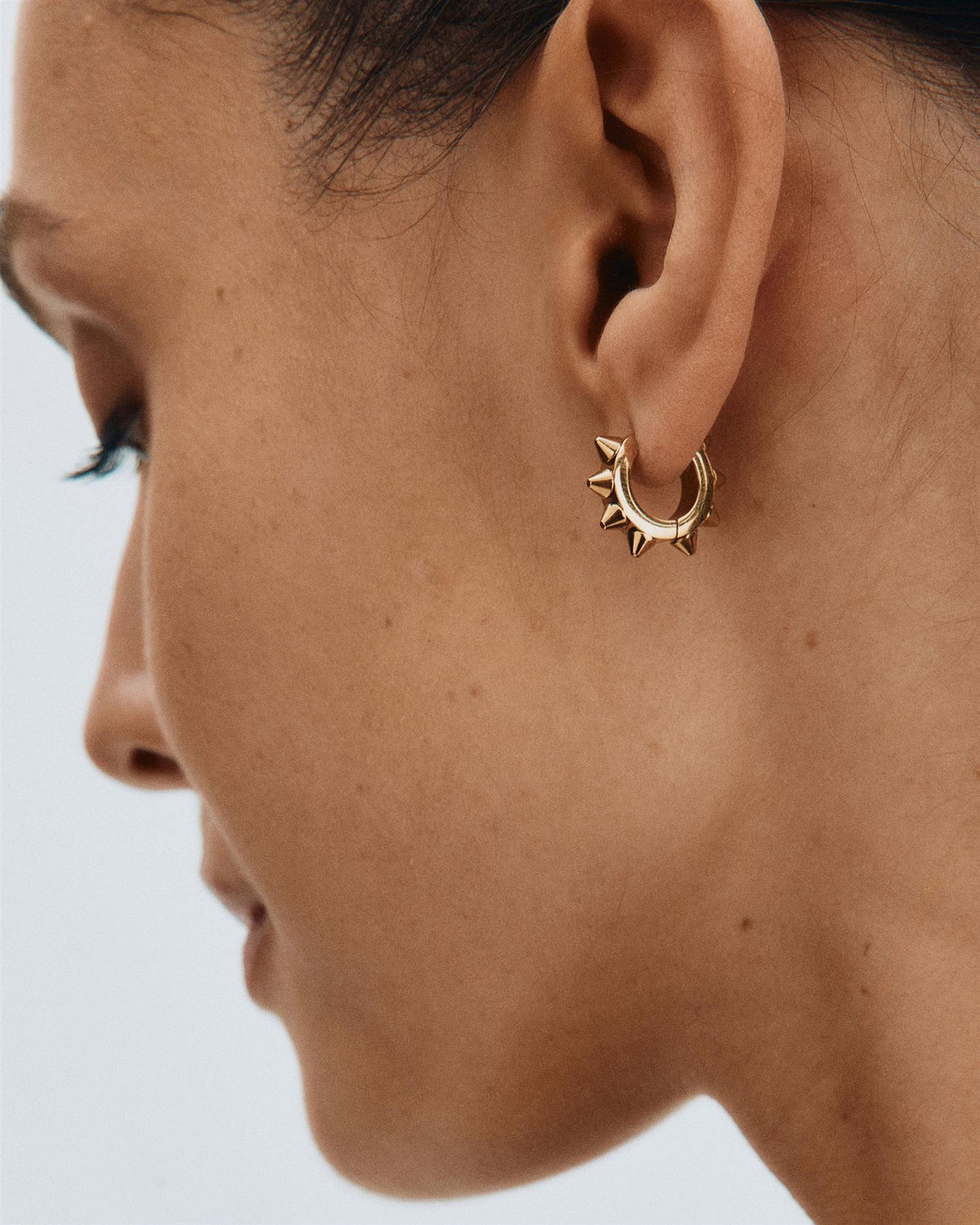 Peak Hoops Icon M Gold
