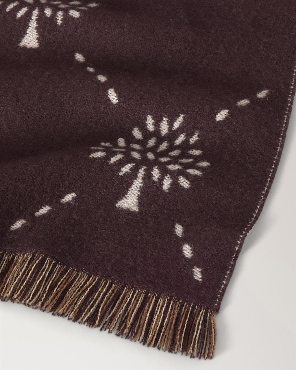 Mulb Diamond Tree Jacquard Scarf 47x190