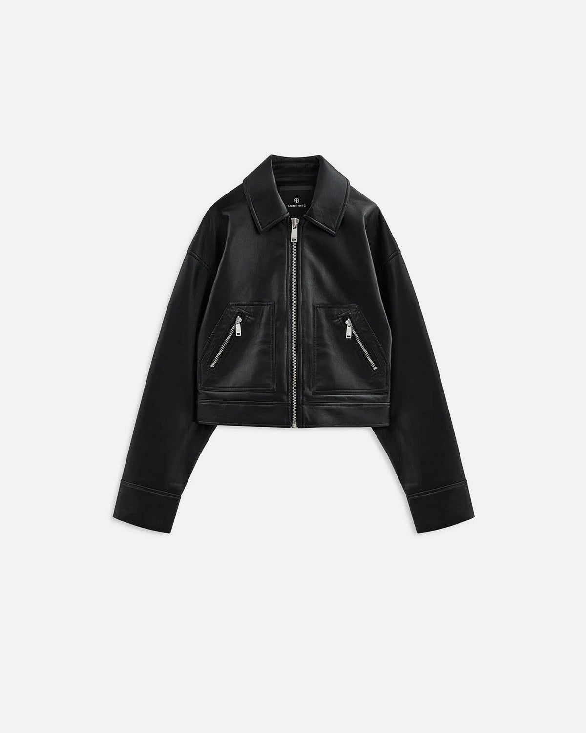 Assan Jacket - Black Recycled Leather