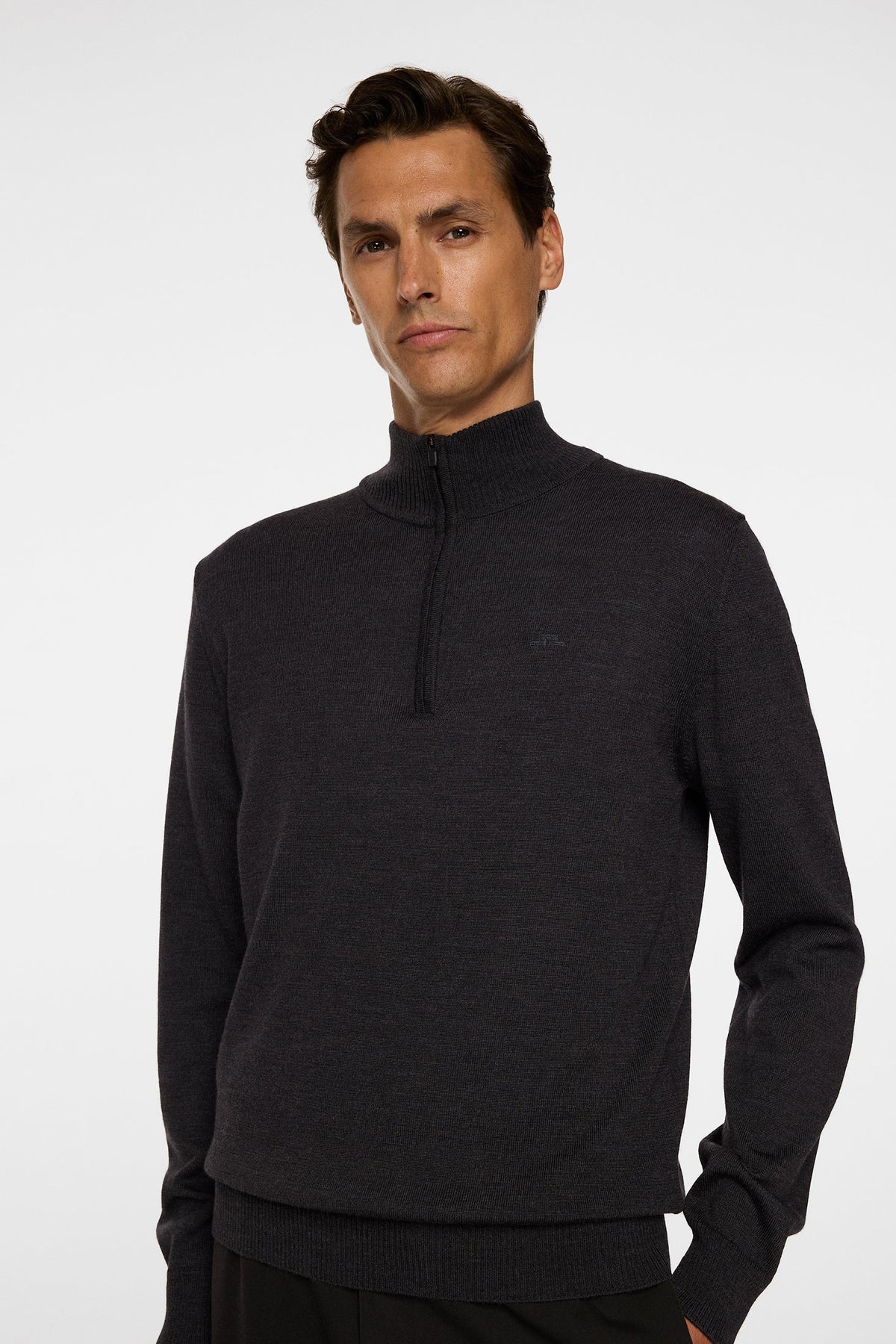 Kiyan Merino Quarter Zip Genser