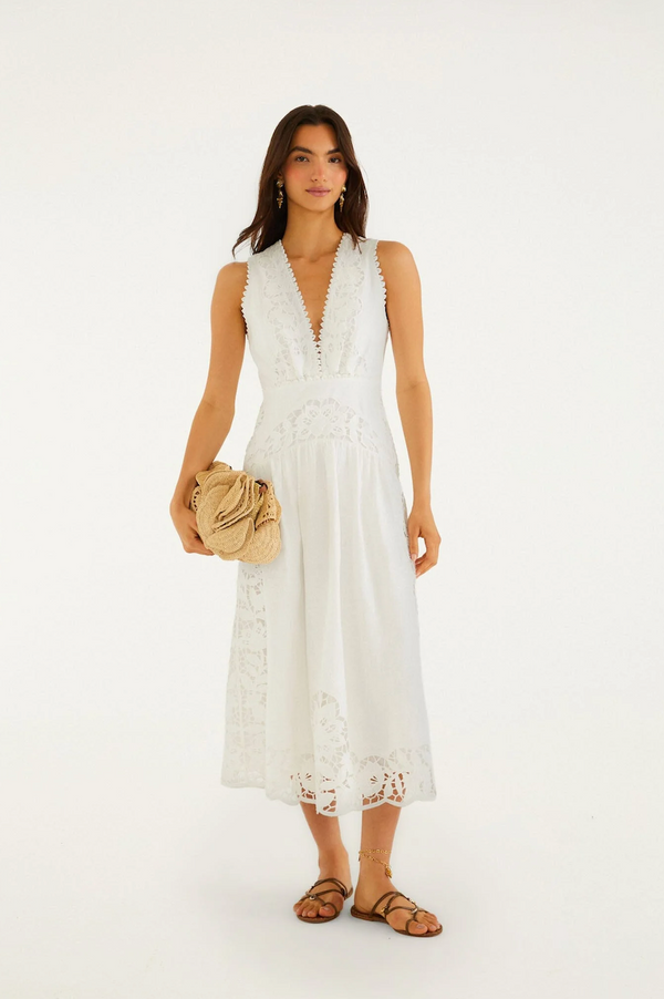 Richilieur Sleeveless Midi Dress