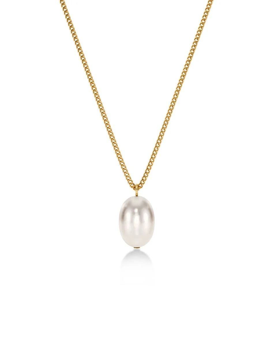 Perla Necklace L Gold Smykke
