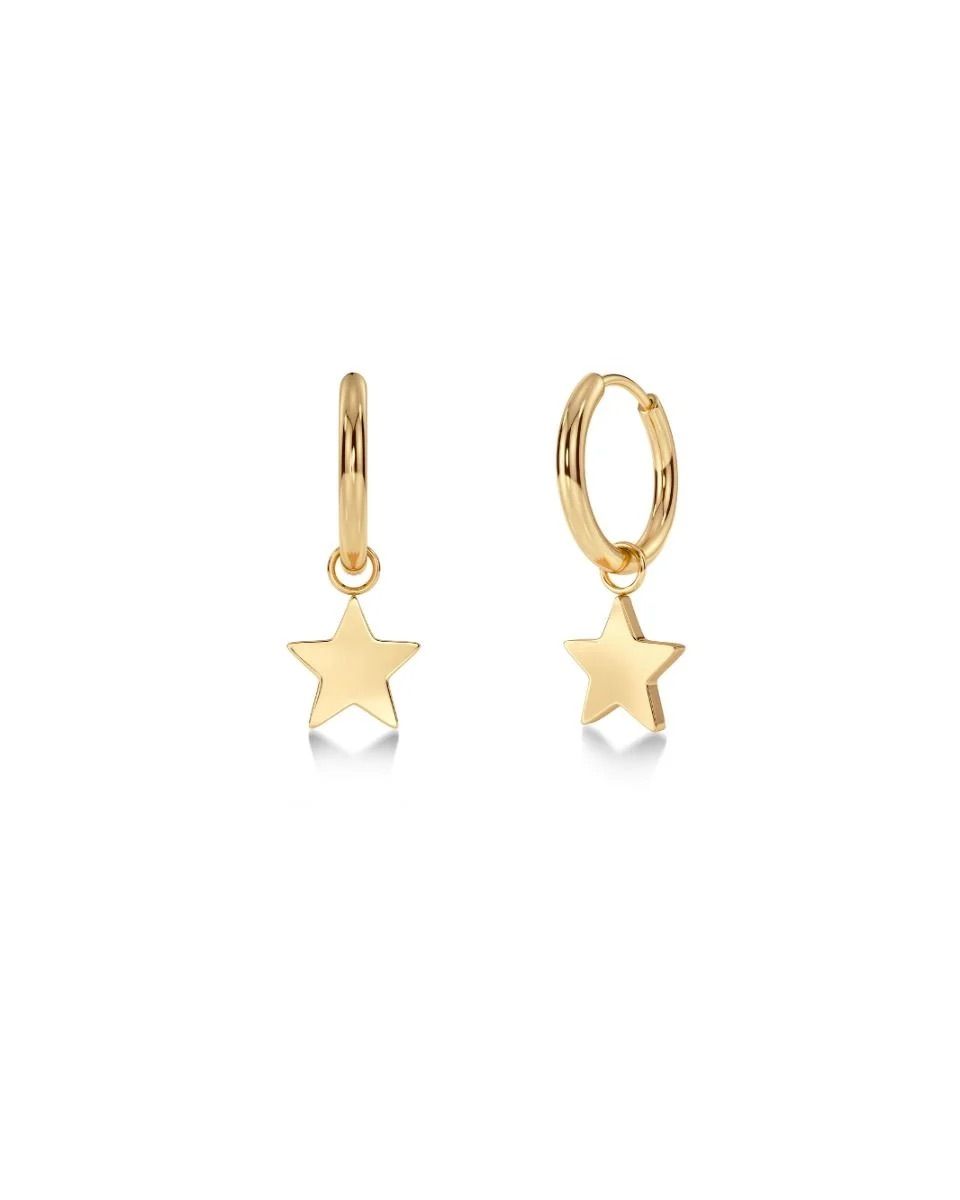 Sirius Hoops Gold Ørepynt