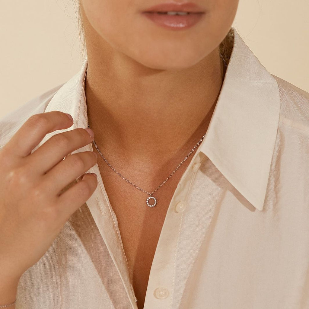 Glow Necklace Mini Steel Smykke