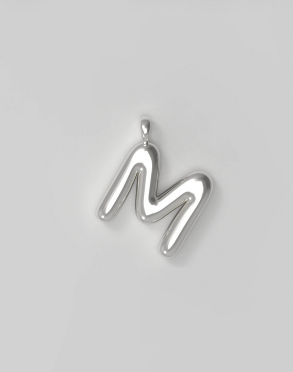 Letter Charm Large M