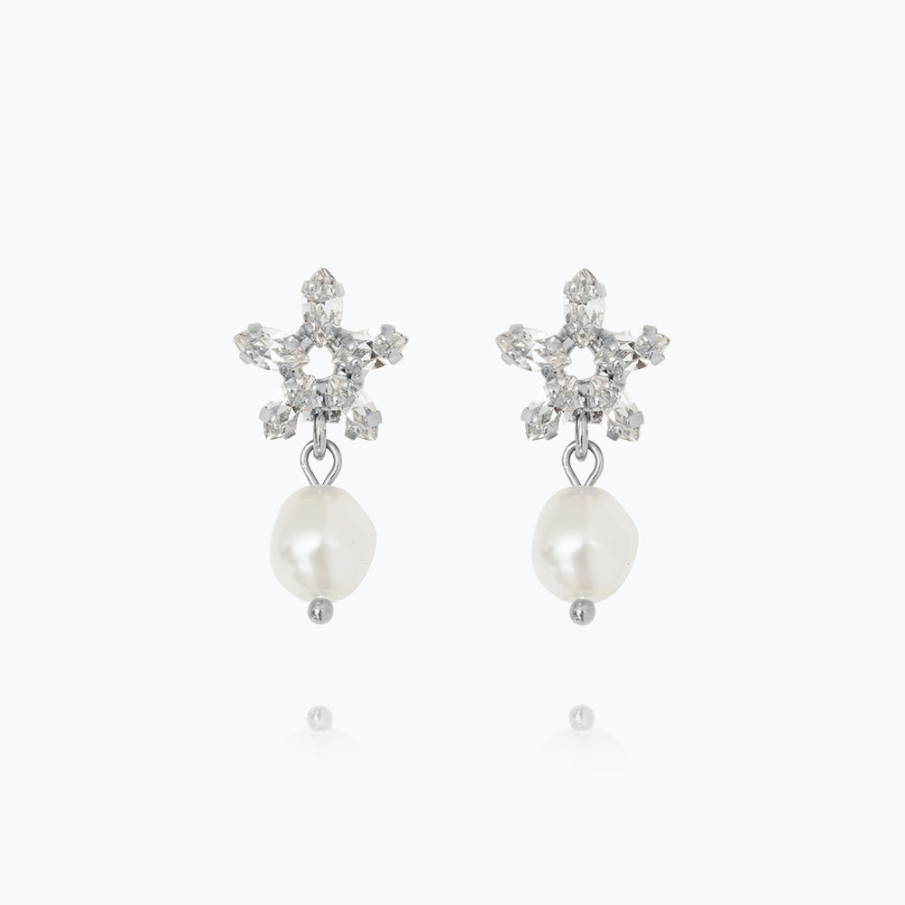EMMY EARRINGS RHODIUM Ørepynt