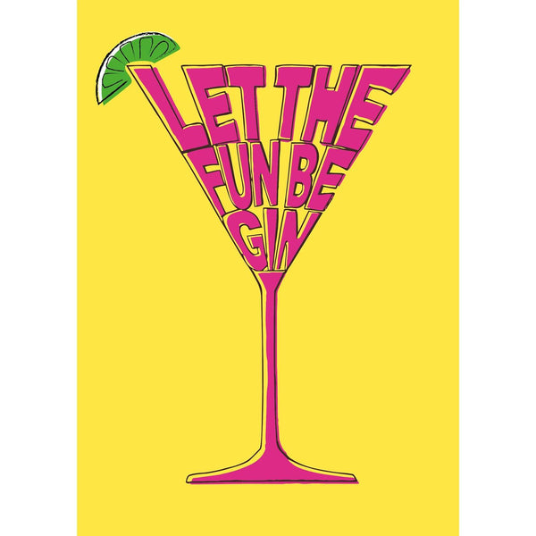 Let the Fun Begin Postcard