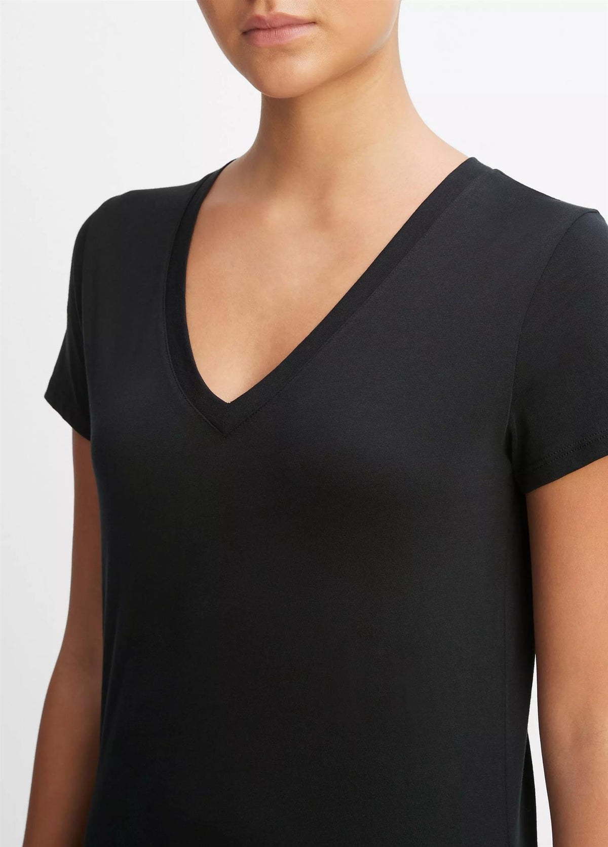Essential Pima Cotton V-Neck T-Shirt