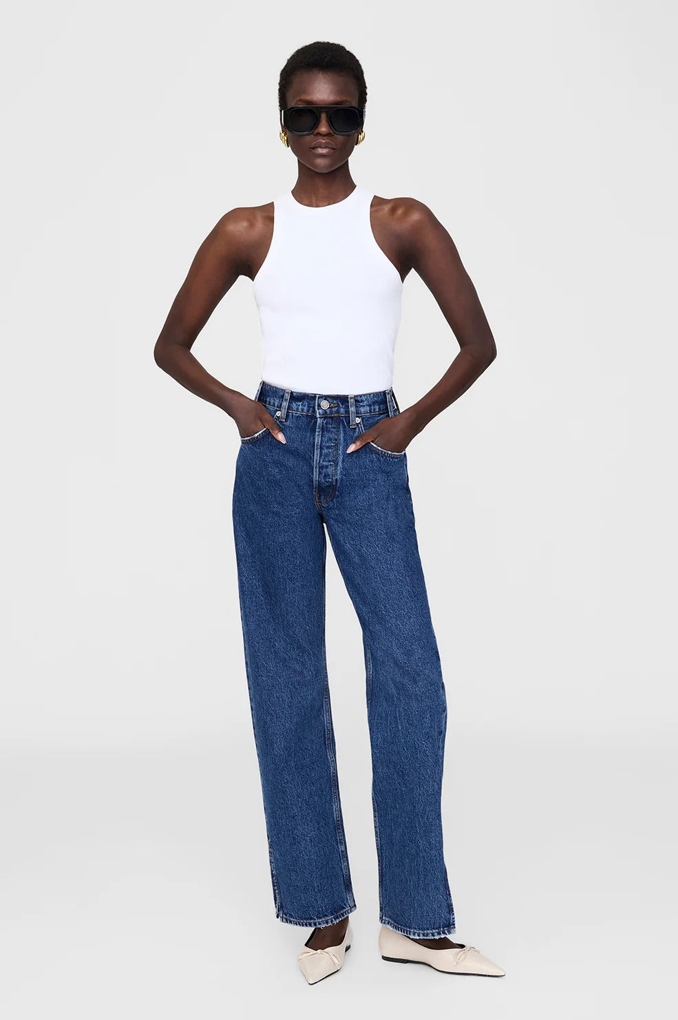 ROY JEAN 34" - CLEAN INDIGO