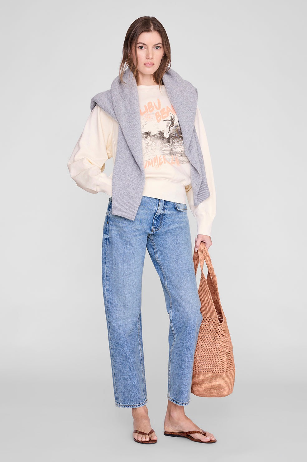 HARRY SHRUNKEN SWEATSHIRT SURFER Genser