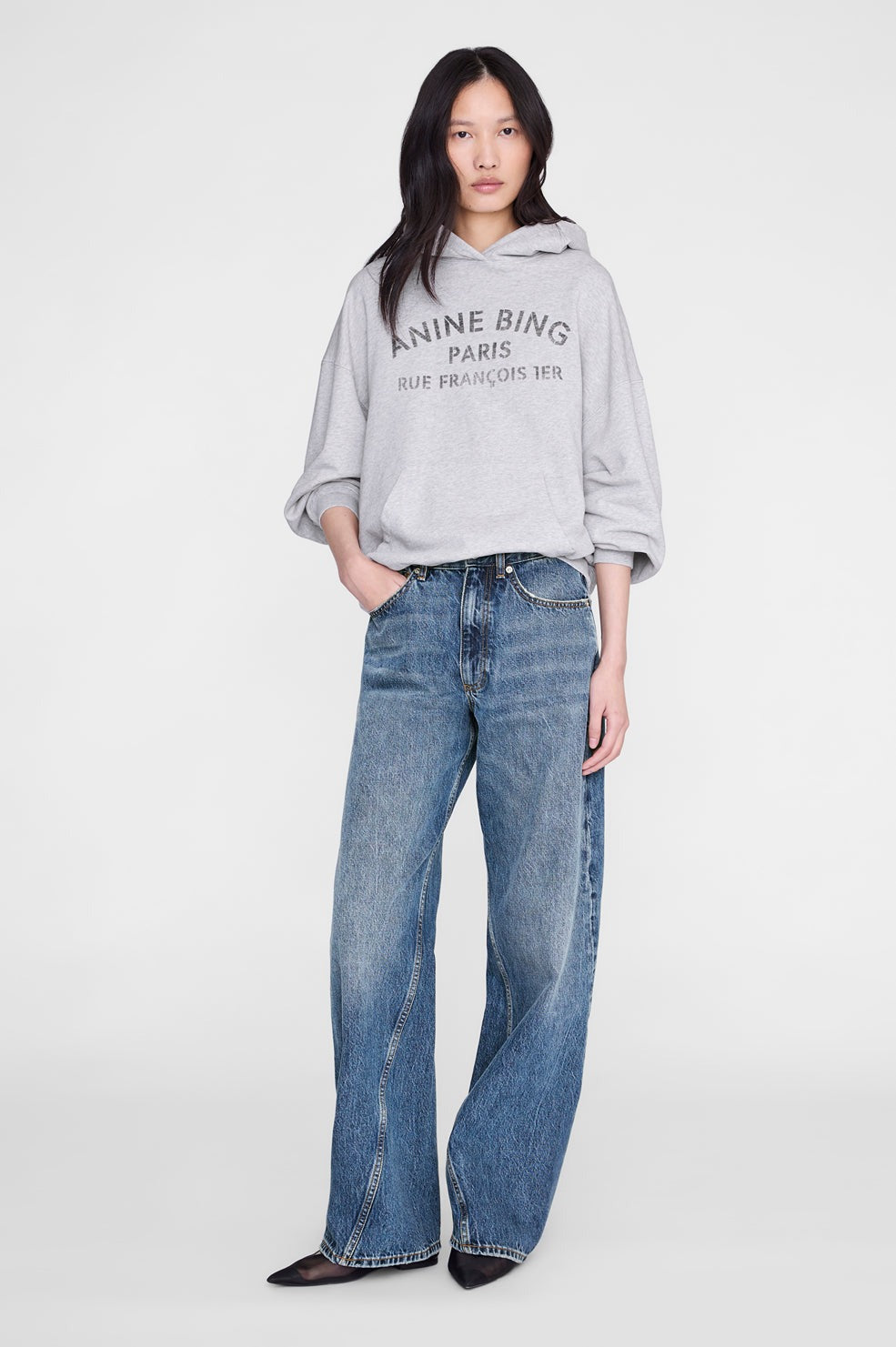 HARVEY SWEATSHIRT PARIS STENCIL Genser