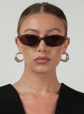 Hazel - Trans Olive/ Brown Solbriller