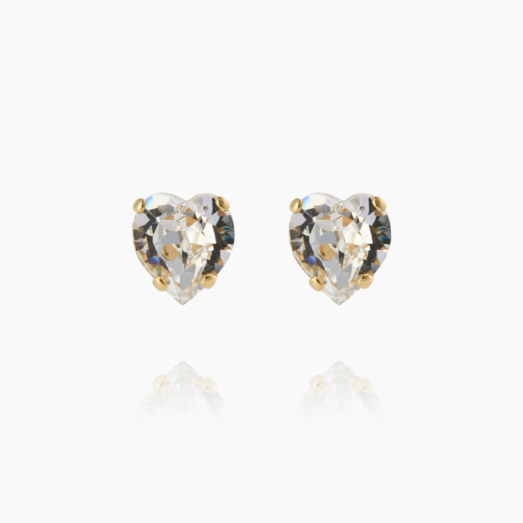 HEART EARRINGS GOLD Ørepynt