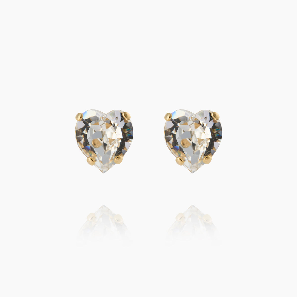 HEART EARRINGS GOLD Ørepynt