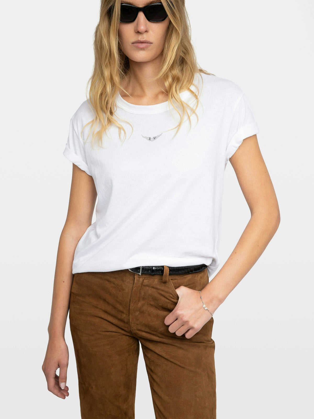 MARTA PCL WINGS STRASS T-shirt
