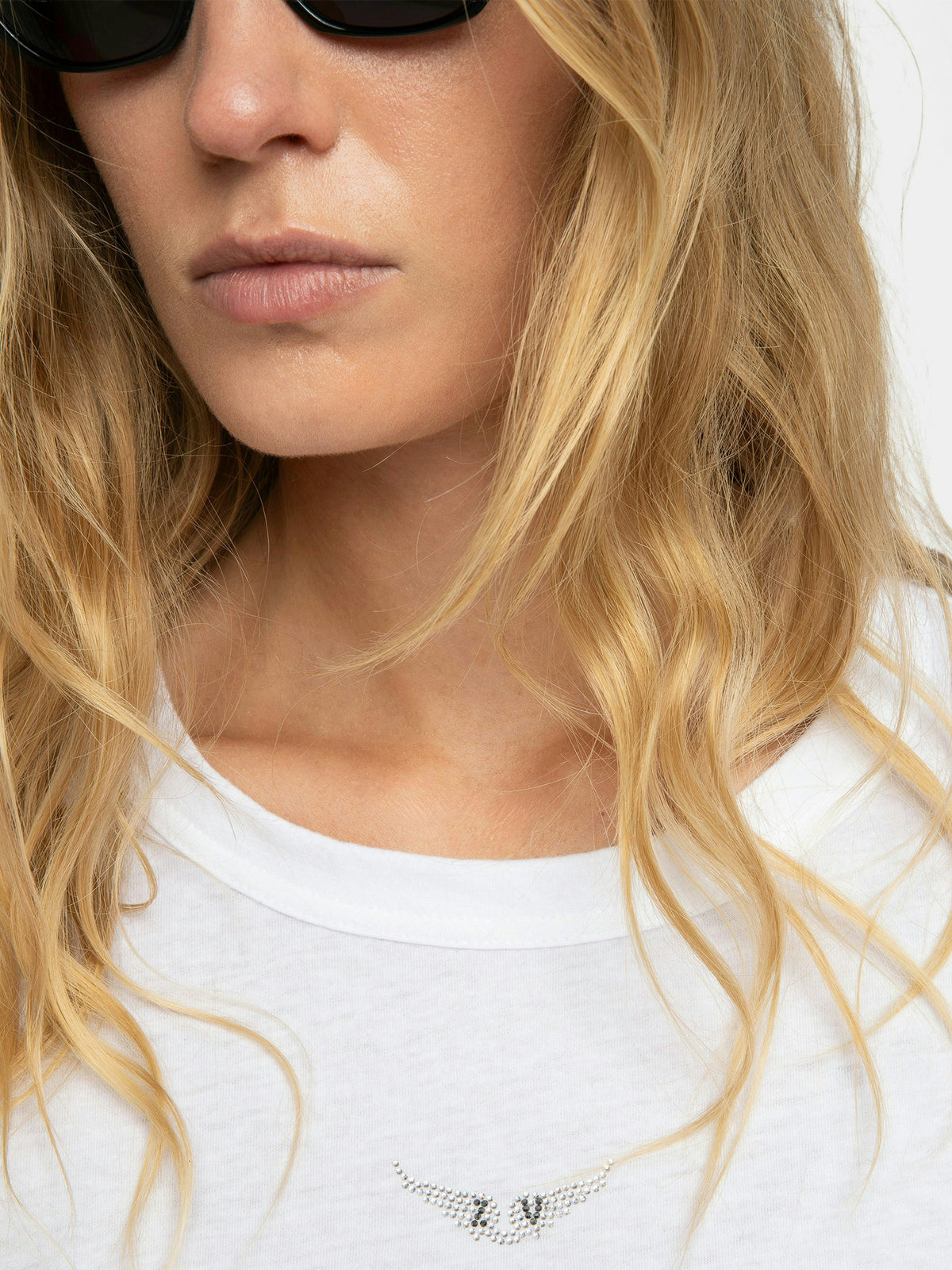 MARTA PCL WINGS STRASS T-shirt