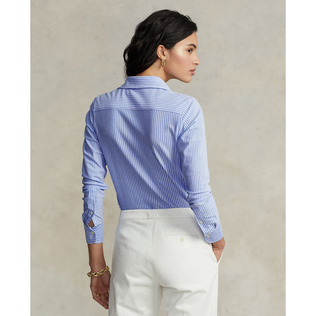Ls Str Heidi-Long Sleeve-Knit Skjorte
