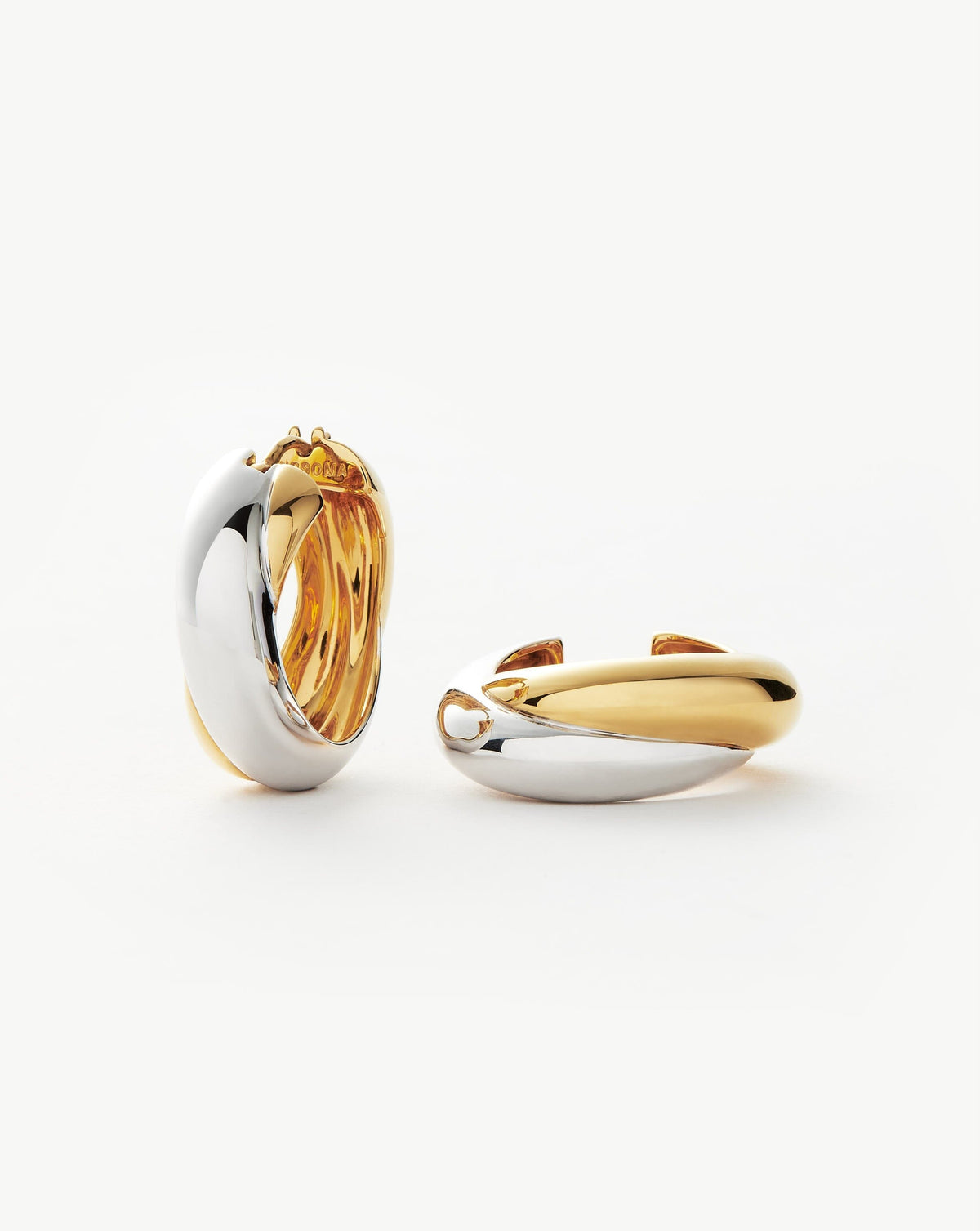 LUCY WILLIAMS CHUNKY ENTWINE MEDIUM HOOP EARRINGS Ørepynt