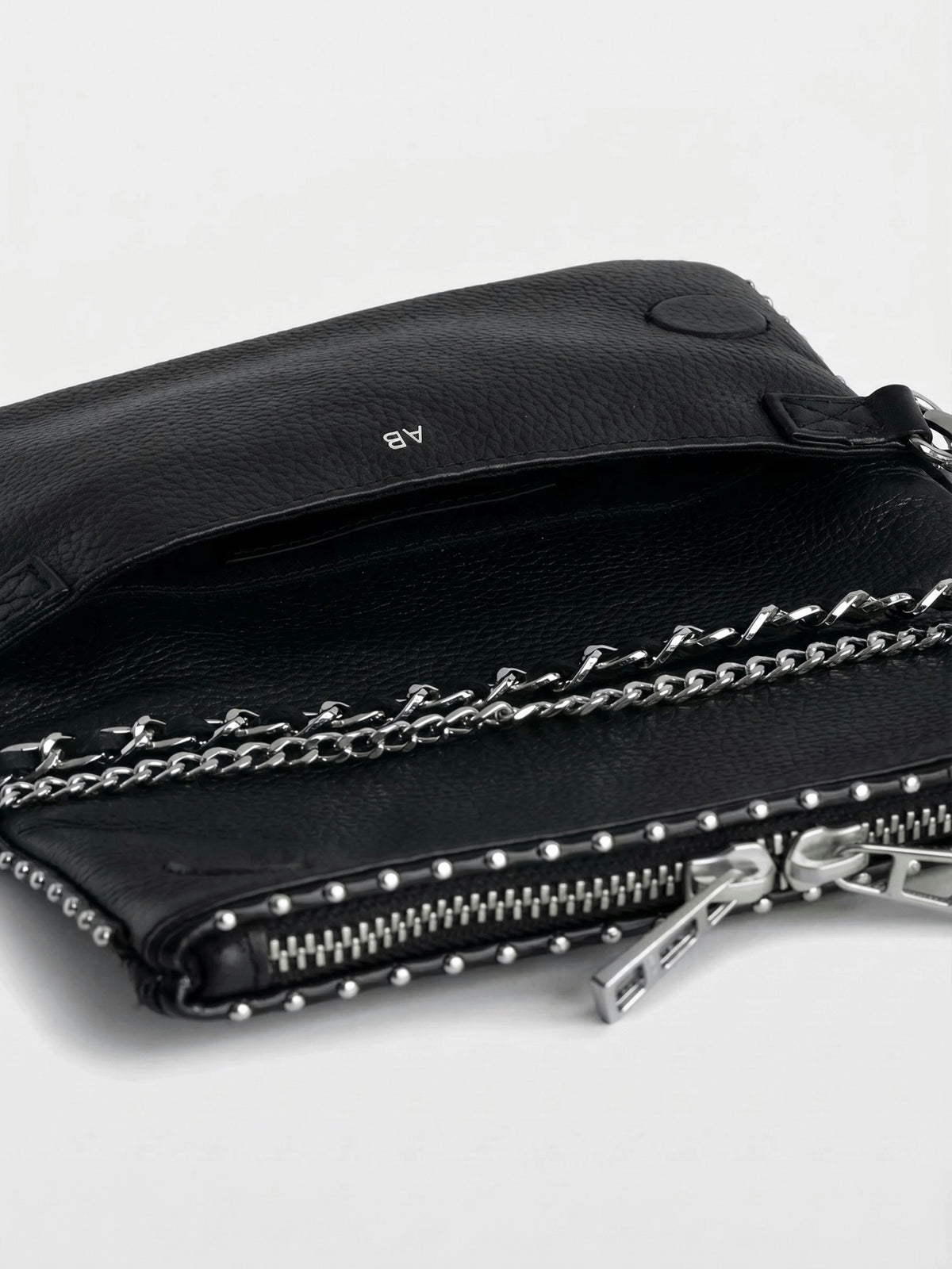 ROCK MINI GRAINED LEATH STUDS Vesker