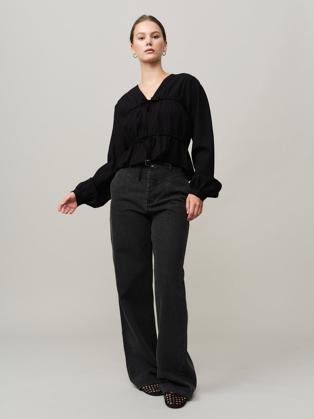 Mercer String Blouse Bluse