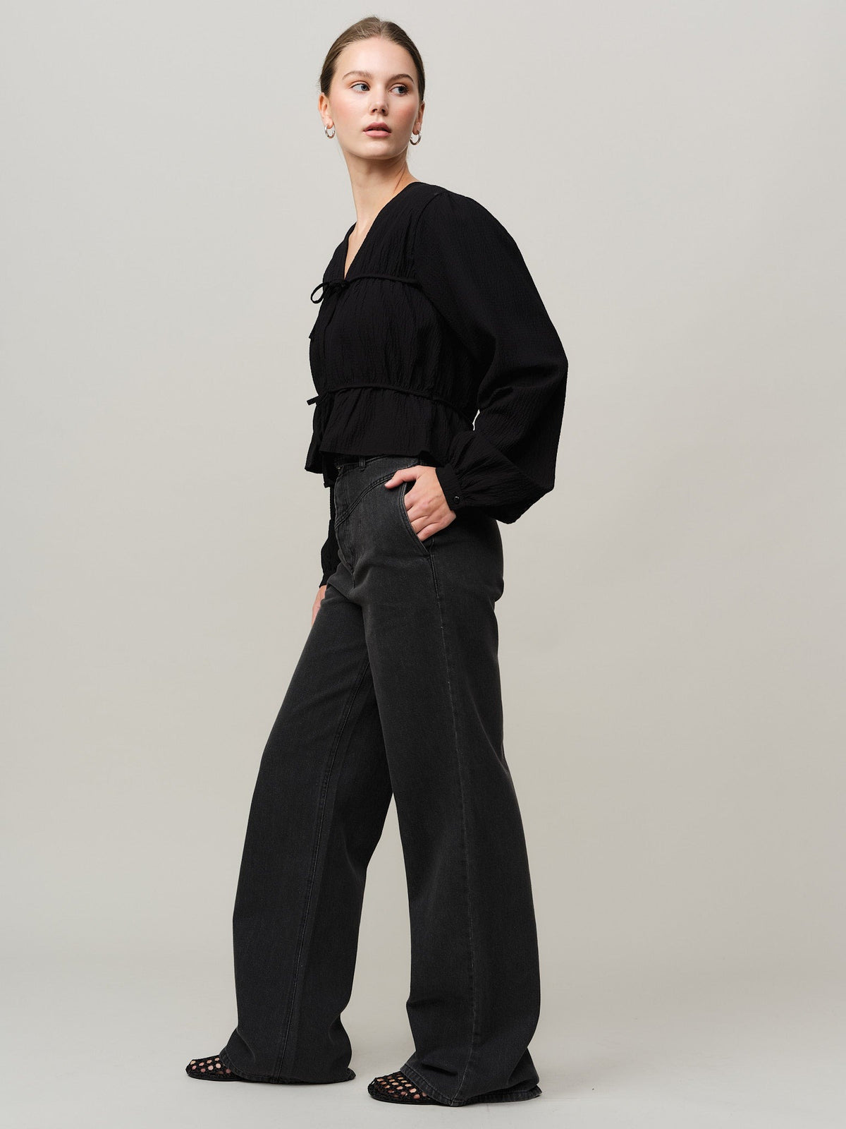 Mercer String Blouse Bluse