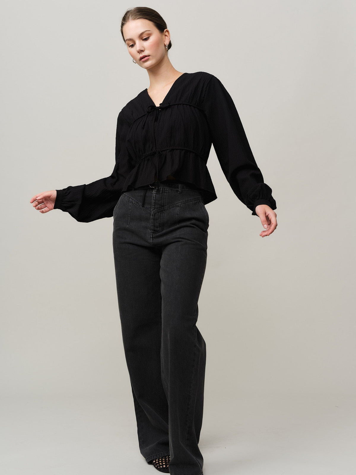Mercer String Blouse Bluse