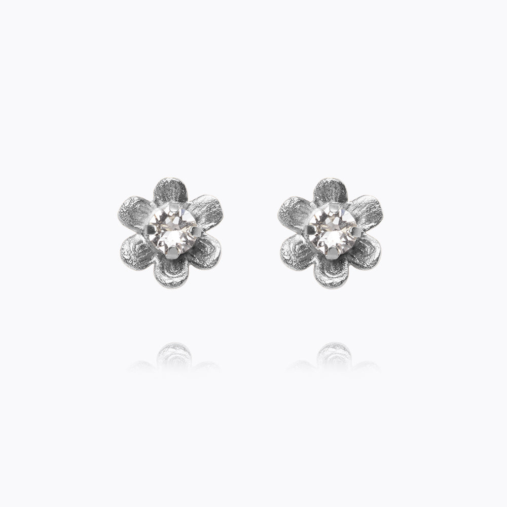 JUNI STUD EARRINGS RHODIUM Ørepynt