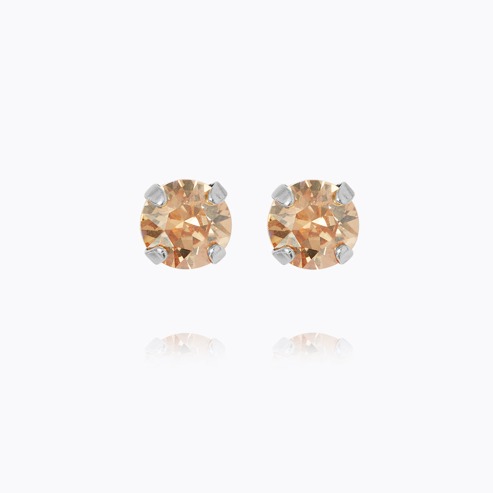 MINI STUD EARRINGS RHODIUM Ørepynt