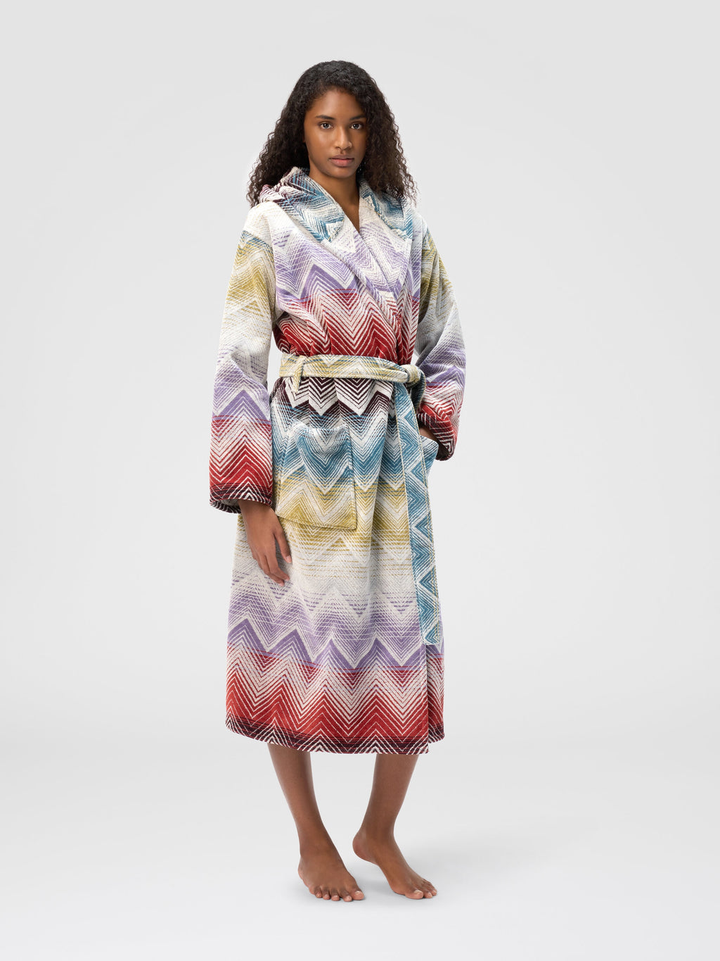 MAREA HOODED BATHROBE MOD.19_NEW Badekåpe