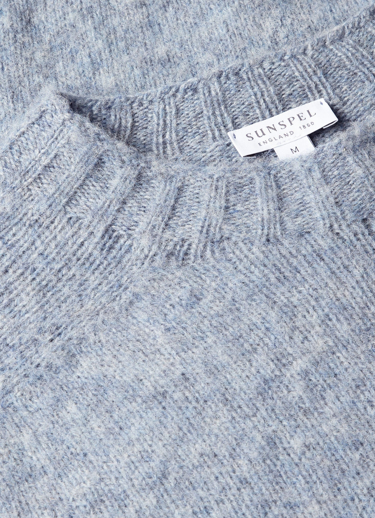 Brushed Shetland Crew Neck Genser