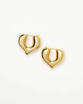 Molten Heart Medium Hoop Earrings Ørepynt