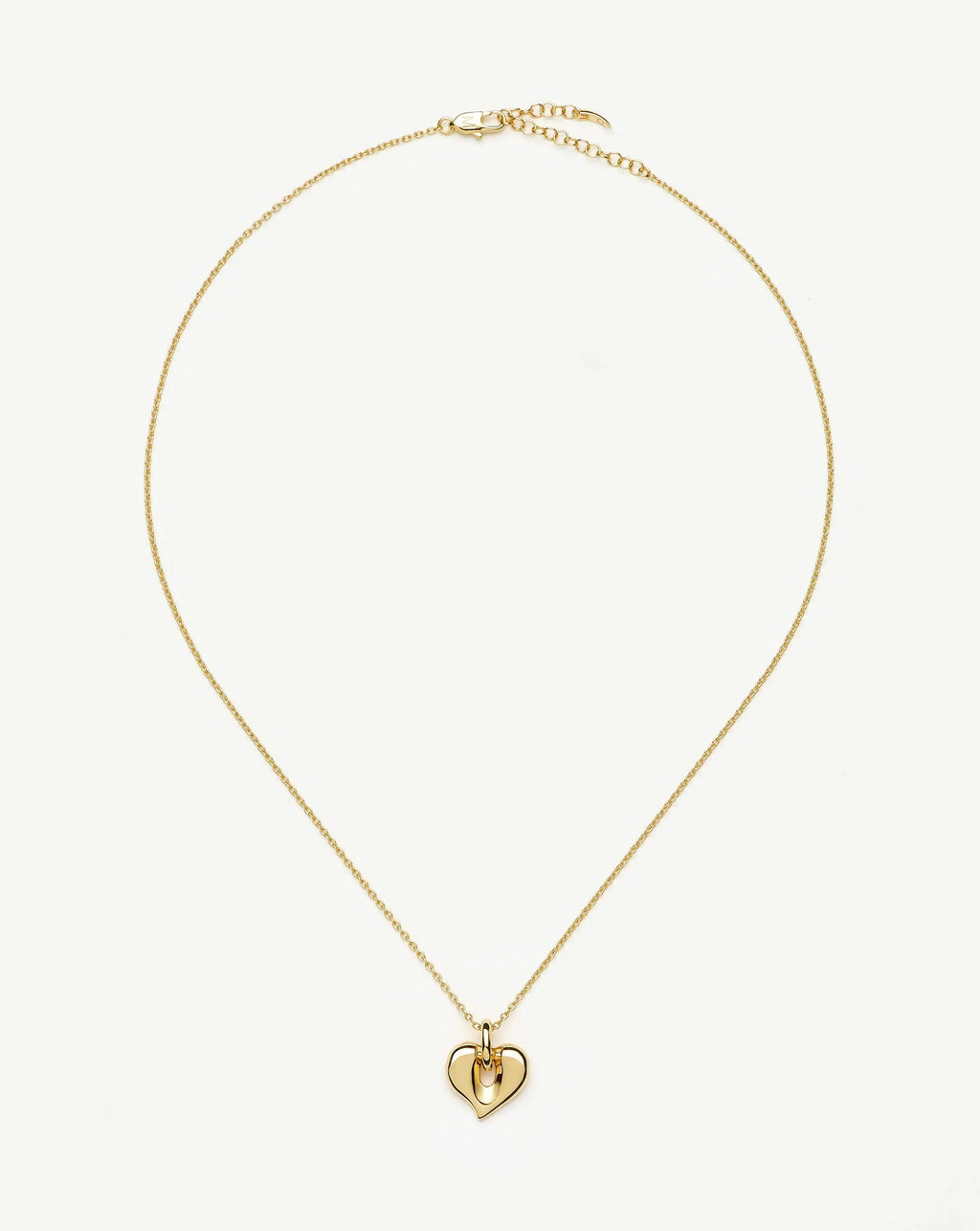 Molten Heart Pendant Necklace Smykke