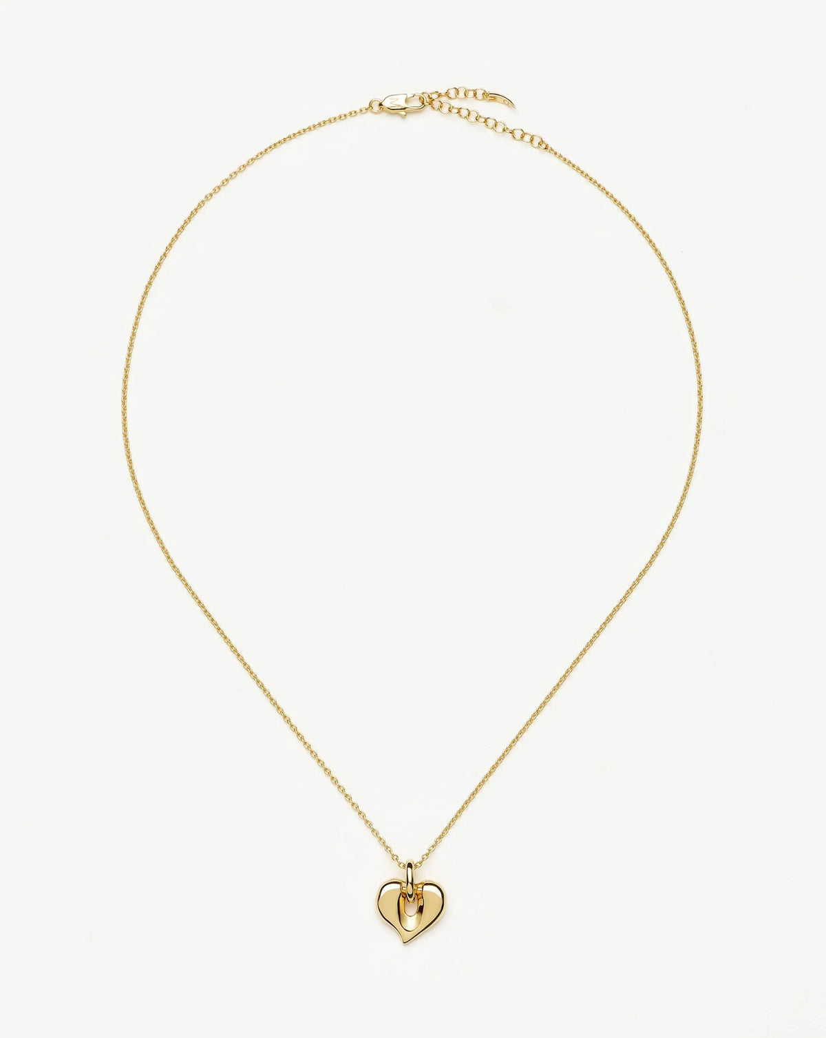 Molten Heart Pendant Necklace Smykke