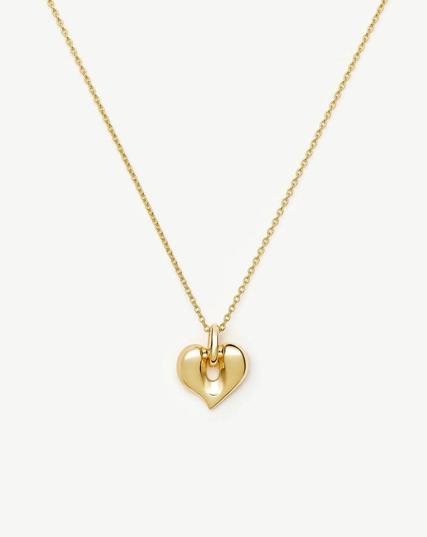 Molten Heart Pendant Necklace