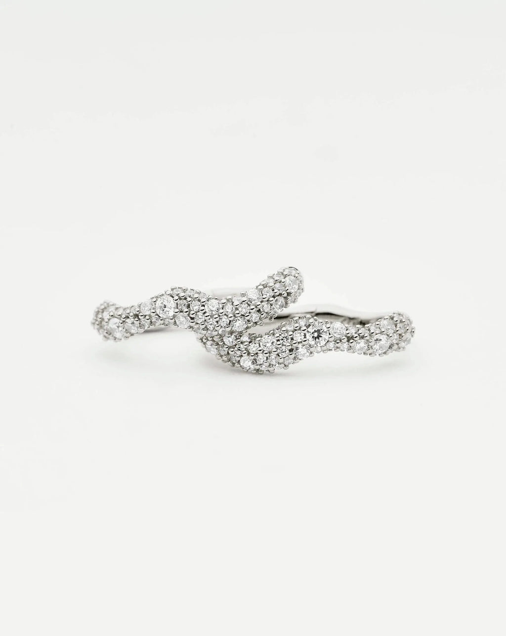 MOLTEN SNOW SMALL HOOP EARRINGS Ørepynt